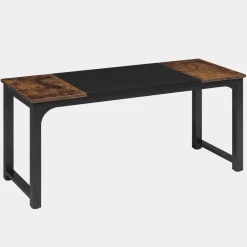 New Tribesigns Modern Computer Desk, Industrial Style Desk Computer Workstation