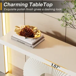Clearance Tribesigns Modern Console Table 40