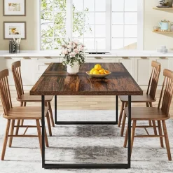 Cheap Tribesigns Modern Dining Table, 63