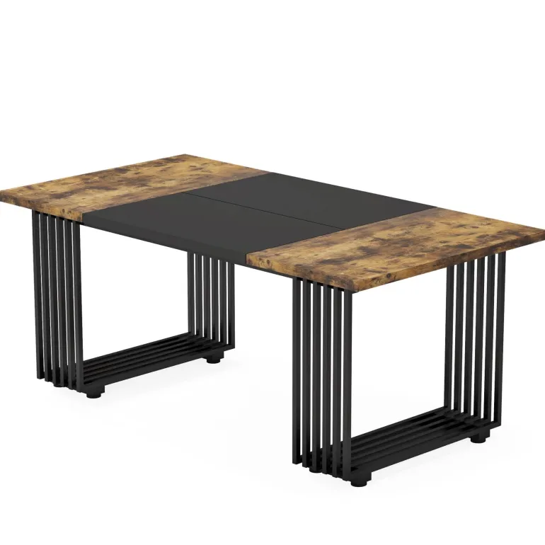Flash Sale Tribesigns Modern Dining Table, 70.8 Inches Kitchen Table for 6-8 People