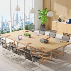 Discount Tribesigns Modern Executive Desk, 63