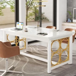 Fashion Tribesigns Modern Executive Desk, 63
