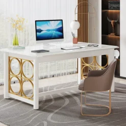 Fashion Tribesigns Modern Executive Desk, 63
