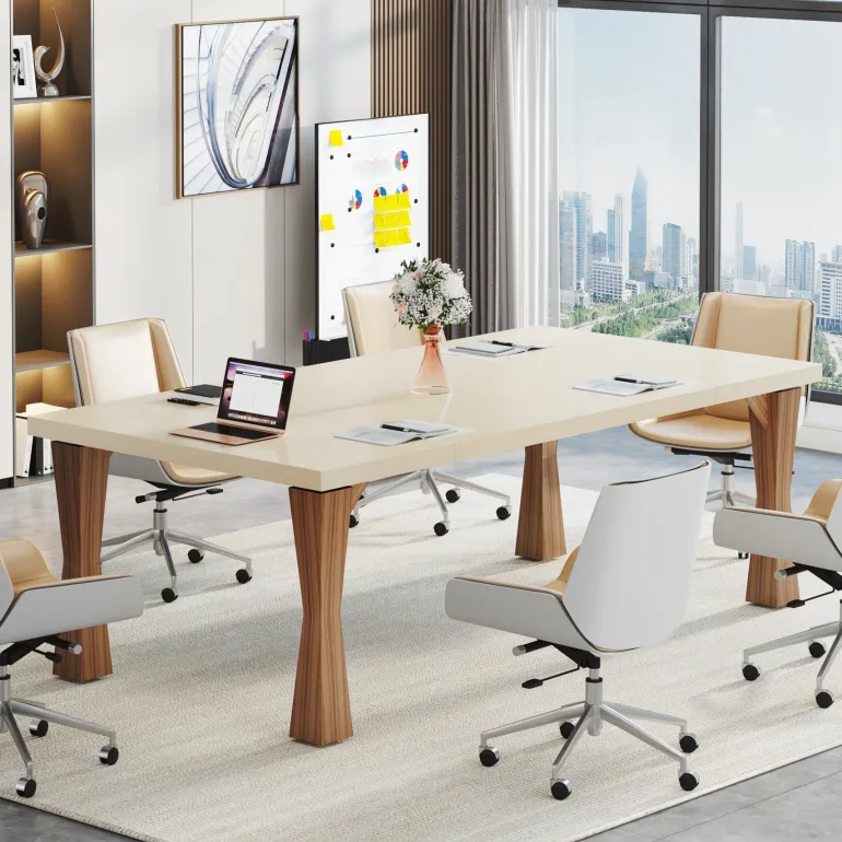 Outlet Tribesigns Modern Executive Desk, 71" Computer Desk Conference Table