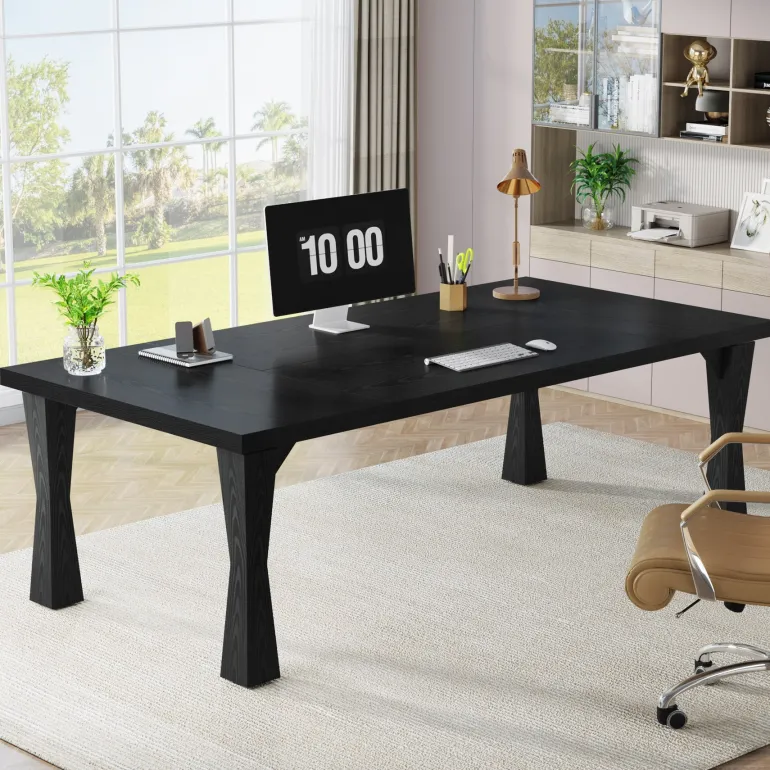 Outlet Tribesigns Modern Executive Desk, 71" Computer Desk Conference Table
