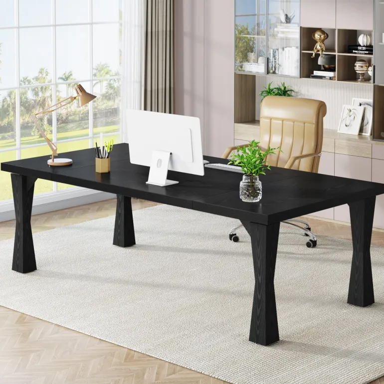 Outlet Tribesigns Modern Executive Desk, 71" Computer Desk Conference Table