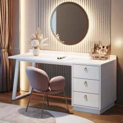 Cheap Tribesigns Modern Makeup Vanity Desk, 55