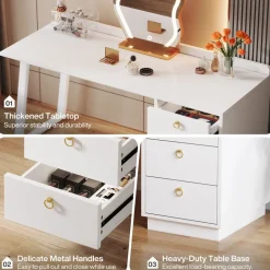 Cheap Tribesigns Modern Makeup Vanity Desk, 55