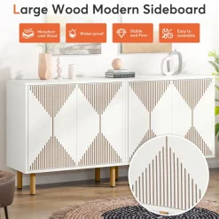 Fashion Tribesigns Modern Sideboard Buffet, 58