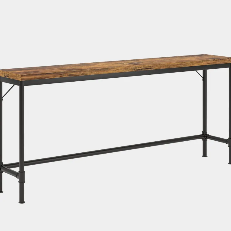 Clearance Tribesigns Narrow Console Table, 70.9" Extra Long Sofa Table Industrial Hallway Table
