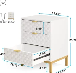 Hot Tribesigns Nightstand, 25.8