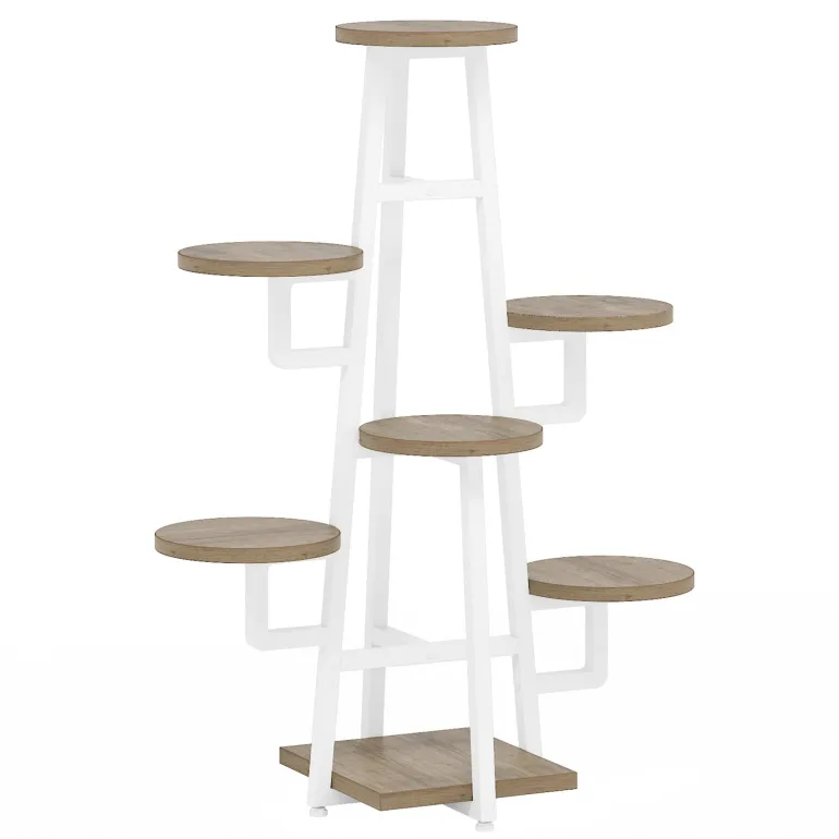 Online Tribesigns Plant Stand, 7 Tier Plant Pots Holder Rack Flower Stand Shelf