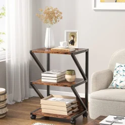 Discount Tribesigns Printer Stand, 3-Tier Rolling Printer Cart Under Desk Storage Shelf