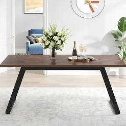 Best Tribesigns Rectangle Dining Table, 63