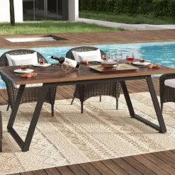 Best Tribesigns Rectangle Dining Table, 63