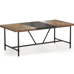 Cheap Tribesigns Rectangle Dining Table, Industrial Breakfast Dinner Table for 6 - 8 people