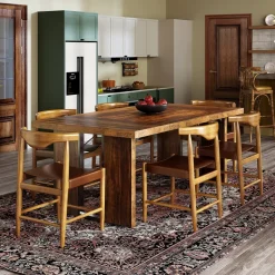 Shop Tribesigns Rectangular Dining Table, 71" Farmhouse Breakfast Table for 6 to 8 People