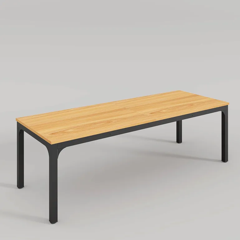 New Tribesigns Rectangular Dining Table, 78 inch Long Kitchen Table for 6-8 People