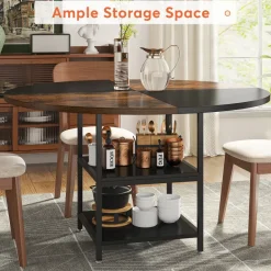Best Tribesigns Round Dining Table, 47