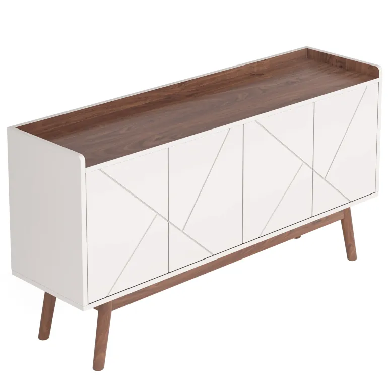 Flash Sale Tribesigns Sideboard Buffet, 55" Kitchen Buffet Cabinet Coffee Bar Table