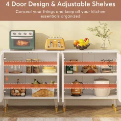 Clearance Tribesigns Sideboard Buffet, 63