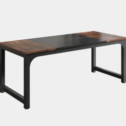 Clearance Tribesigns Simple Conference Table, Rectangular Meeting Table Computer Desk
