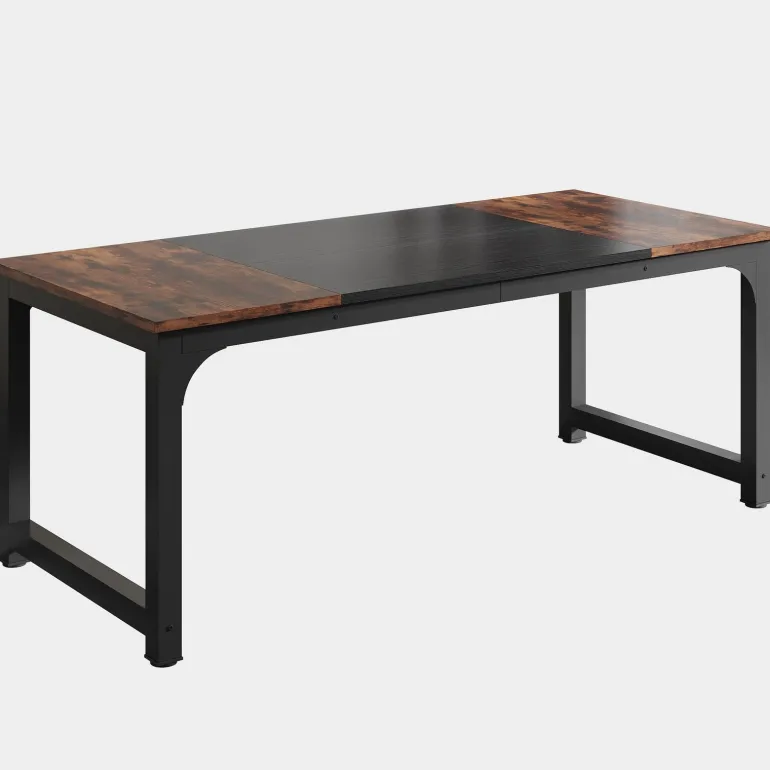 Clearance Tribesigns Simple Conference Table, Rectangular Meeting Table Computer Desk