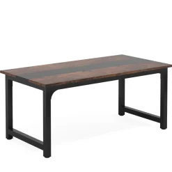 Clearance Tribesigns Simple Conference Table, Rectangular Meeting Table Computer Desk