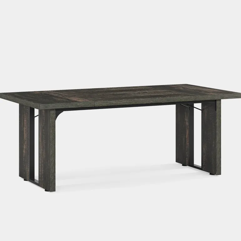 Store Tribesigns Simple Executive Desk, 70.9" Computer Desk Meeting Table for Home Office