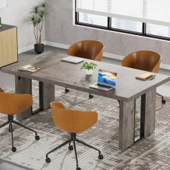 Store Tribesigns Simple Executive Desk, 70.9