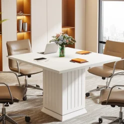 Discount Tribesigns Square Conference Table, 35