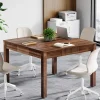 Sale Tribesigns Square Conference Table, Small Meeting Room Table For Home Office