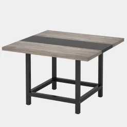 Best Tribesigns Square Dining Table, Farmhouse 39