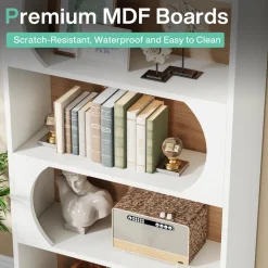 Cheap Tribesigns 5-Tier Bookcase, 71