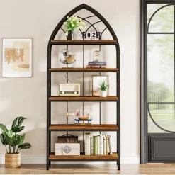 Cheap Tribesigns 5-Tier Bookshelf, 74.8