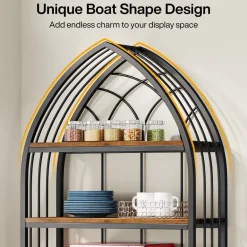 Cheap Tribesigns 5-Tier Bookshelf, 74.8