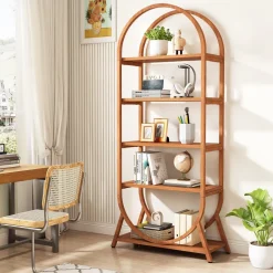 Flash Sale Tribesigns 5-Tier Bookshelf, 70.8