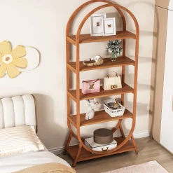 Flash Sale Tribesigns 5-Tier Bookshelf, 70.8