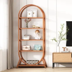 Flash Sale Tribesigns 5-Tier Bookshelf, 70.8