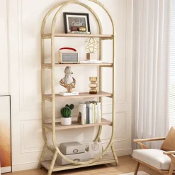 Flash Sale Tribesigns 5-Tier Bookshelf, 70.8