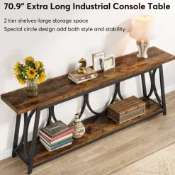 Best Tribesigns 2-Tier Console Table, 70.9