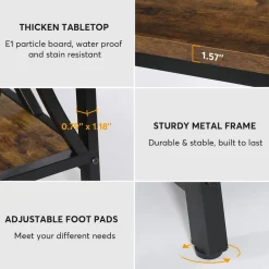 Best Tribesigns 2-Tier Console Table, 70.9