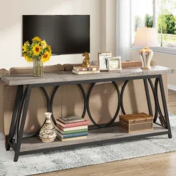 Best Tribesigns 2-Tier Console Table, 70.9