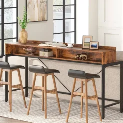 Cheap Tribesigns 2-Tier Console Table, 70.9