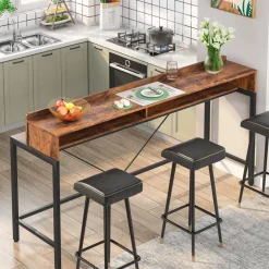 Cheap Tribesigns 2-Tier Console Table, 70.9