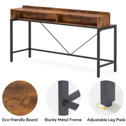 Cheap Tribesigns 2-Tier Console Table, 70.9