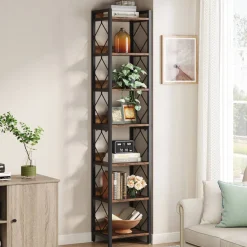 Discount Tribesigns 7-Tier Corner Shelf, 78.7
