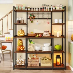 Best Sale Tribesigns 5-Tier Kitchen Baker's Rack, 55