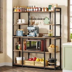 Best Sale Tribesigns 5-Tier Kitchen Baker's Rack, 55