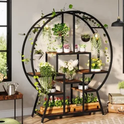 Fashion Tribesigns 7-Tier Round Plant Stand, 65